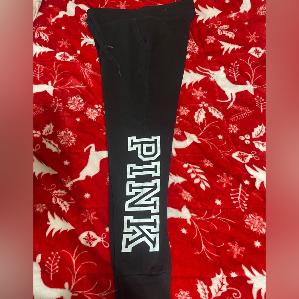 Pink sweat pants